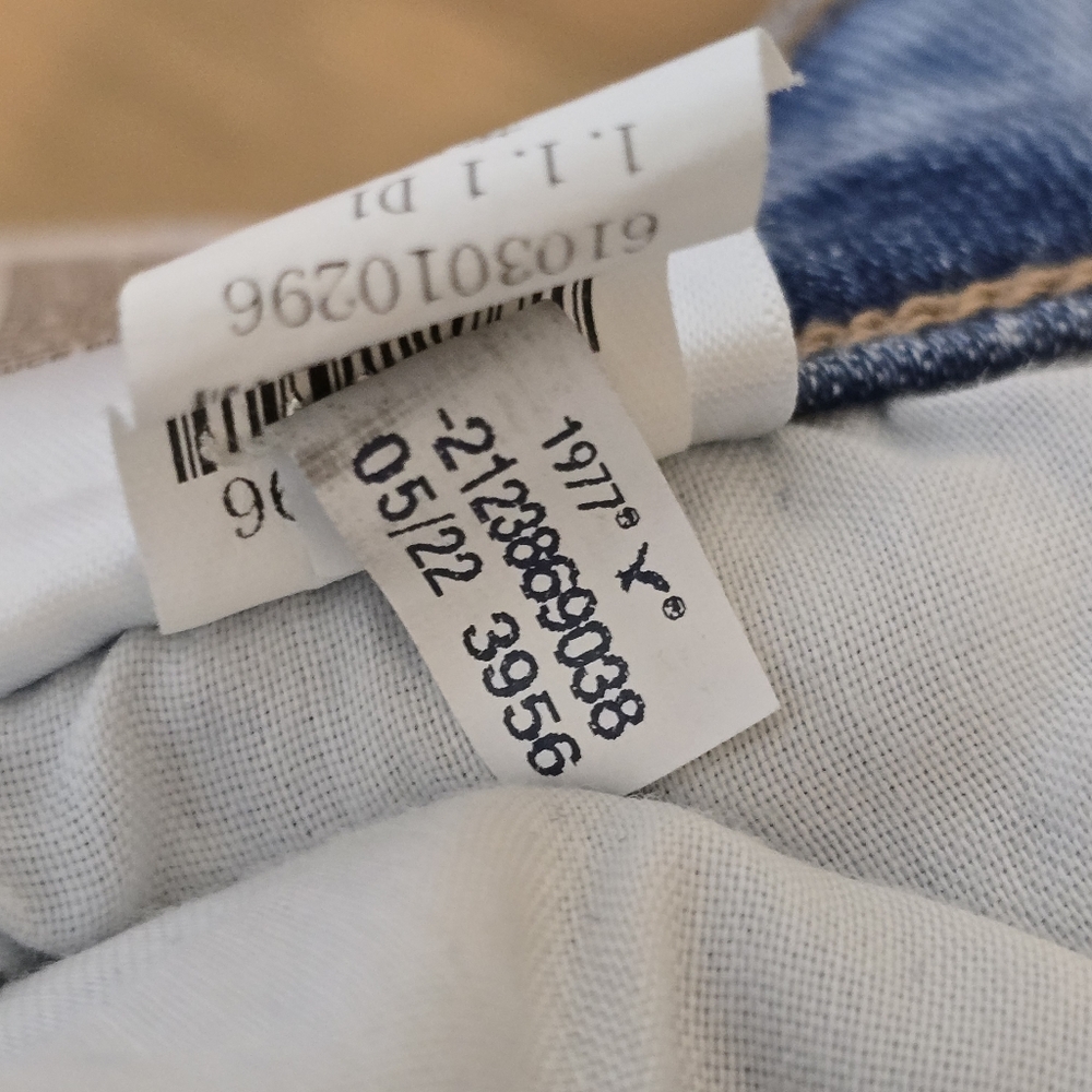 AE American Eagle Ne(x)t Level Festival Flare Jean In Indigo Fray 6 R - Picture 9 of 15